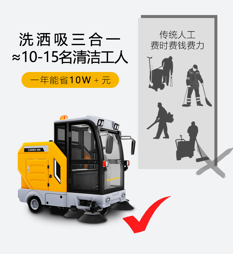MN-E800LD自卸式扫地机--安博电子 自卸式扫地机,封闭式扫地车,景区清扫车